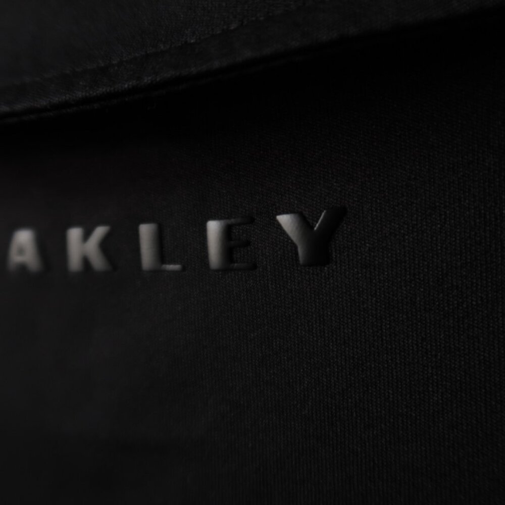 Oakley HydroLix Black Orange Striped Polo (L) ⛳️ - Picture 8 of 14